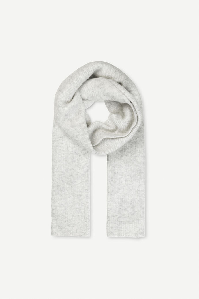 Nor scarf in white melage