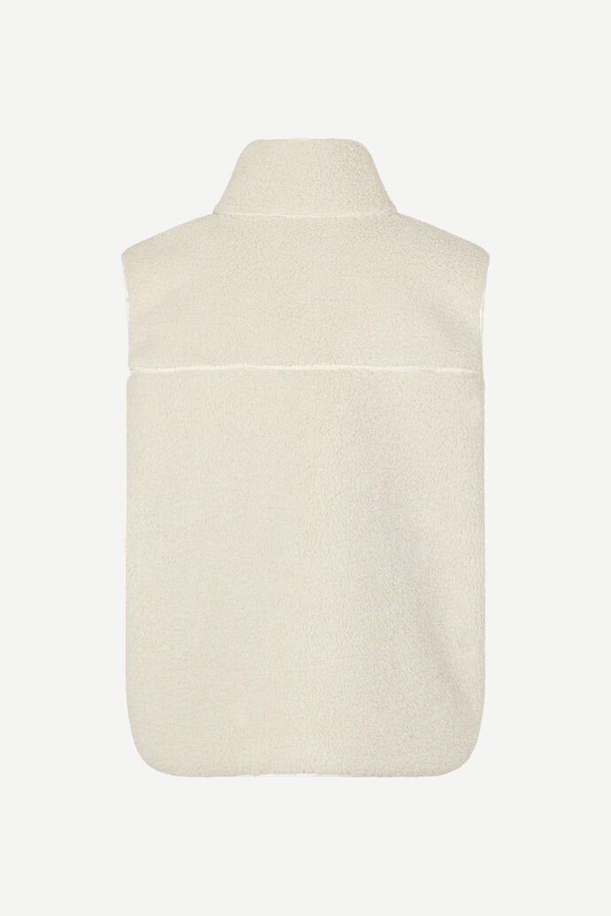 Tamara vest in white onyx