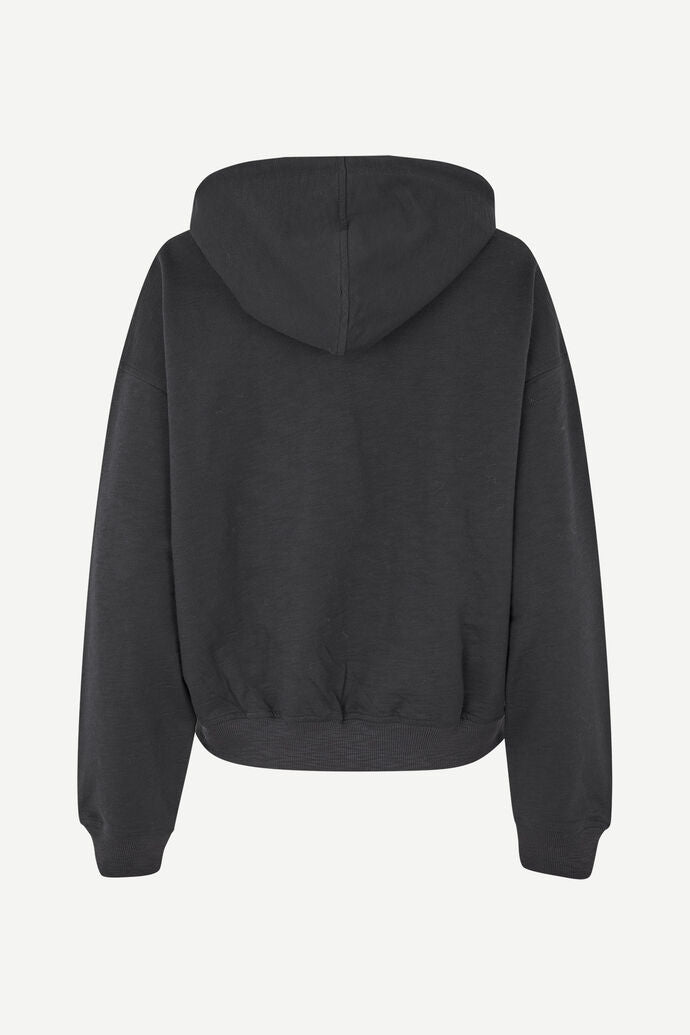 Gina hoodie with dropped shoulders in phantom