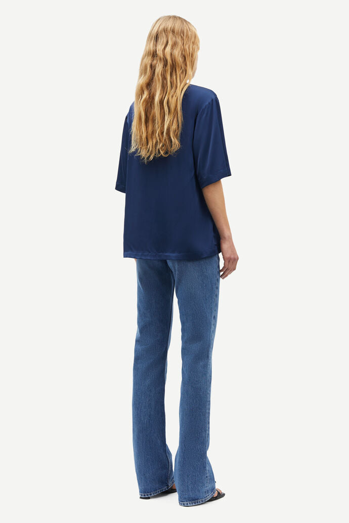 Samelina top in pageant blue