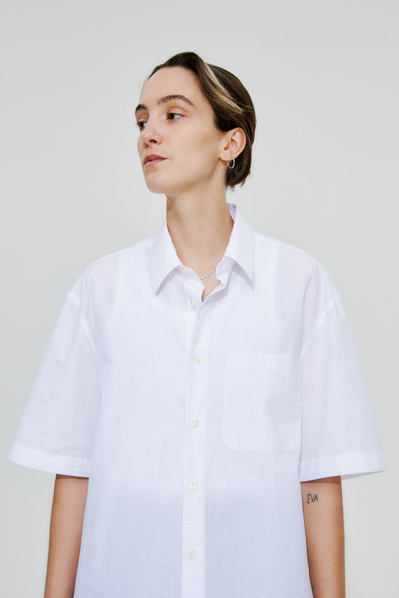 Ode shirt in seersucker by goutez