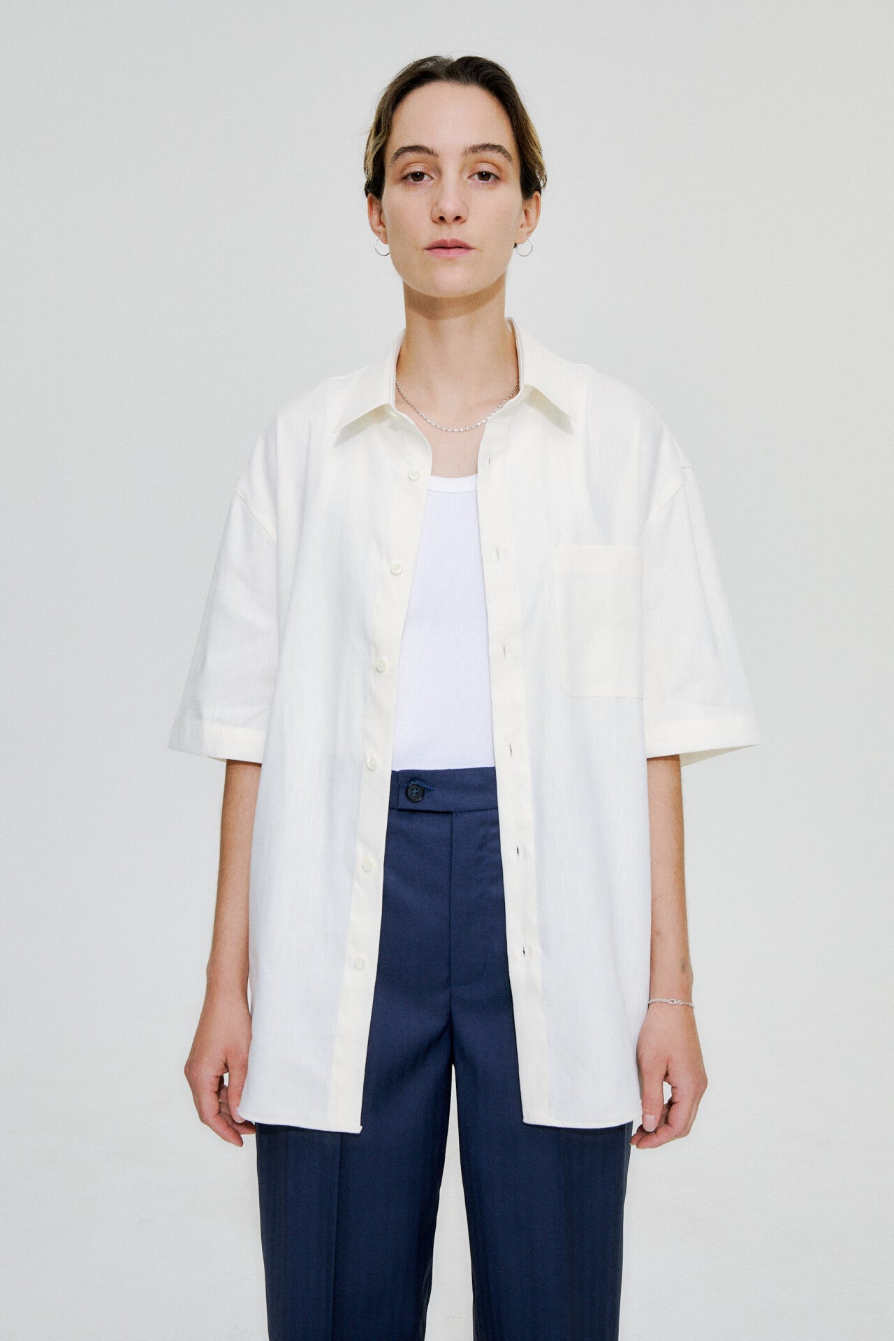 Ode shirt in ivory by goutez