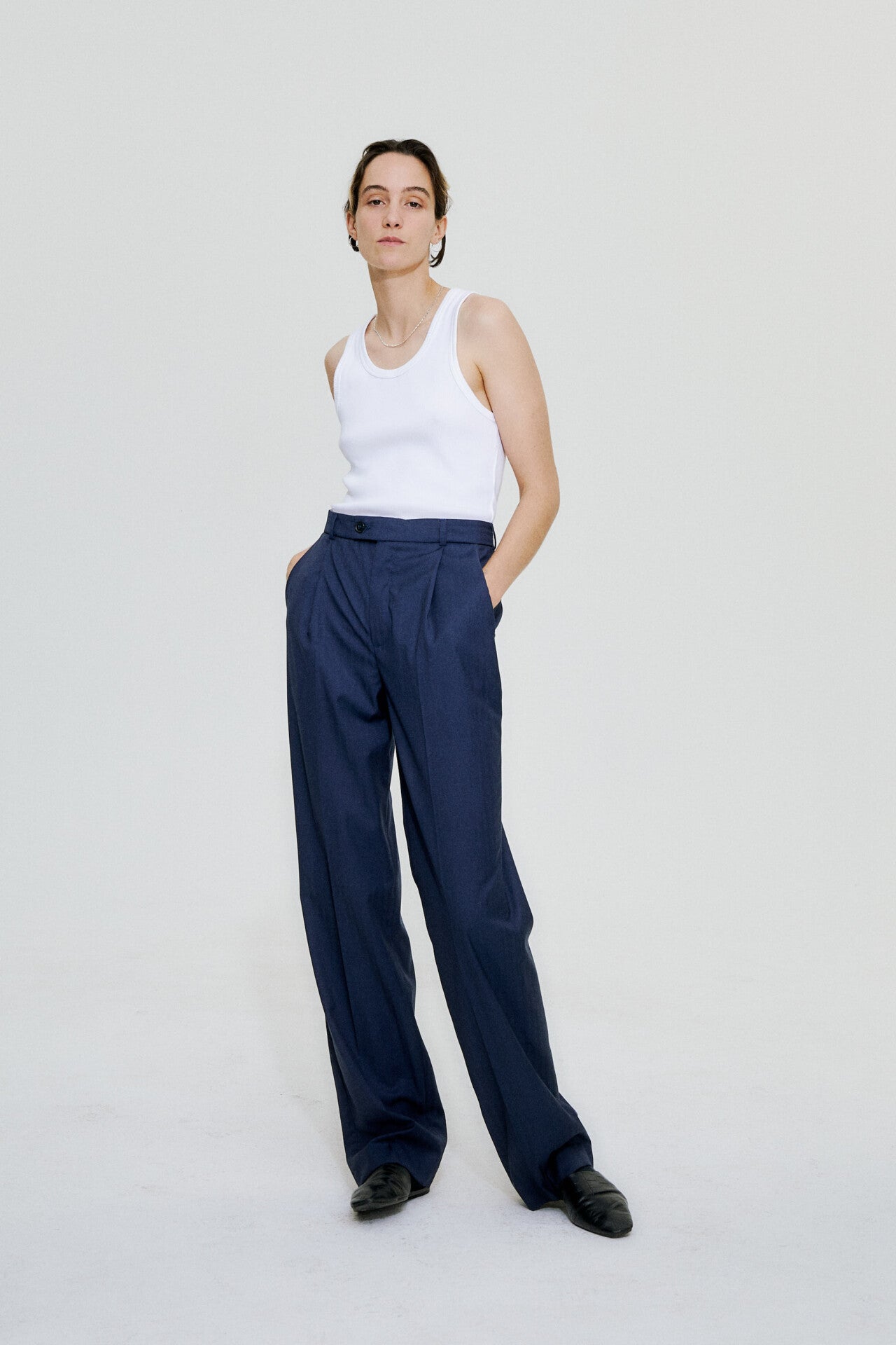 Gewand pants in herringbone by goutez