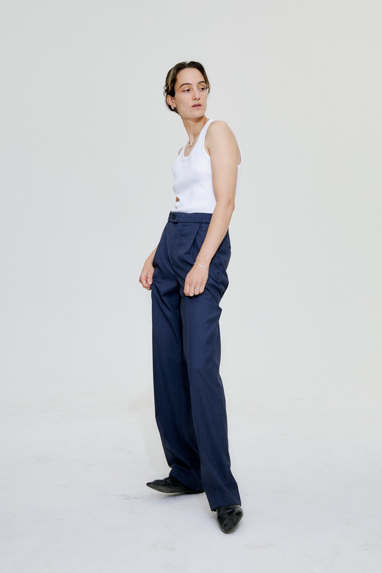 Gewand pants in herringbone by goutez