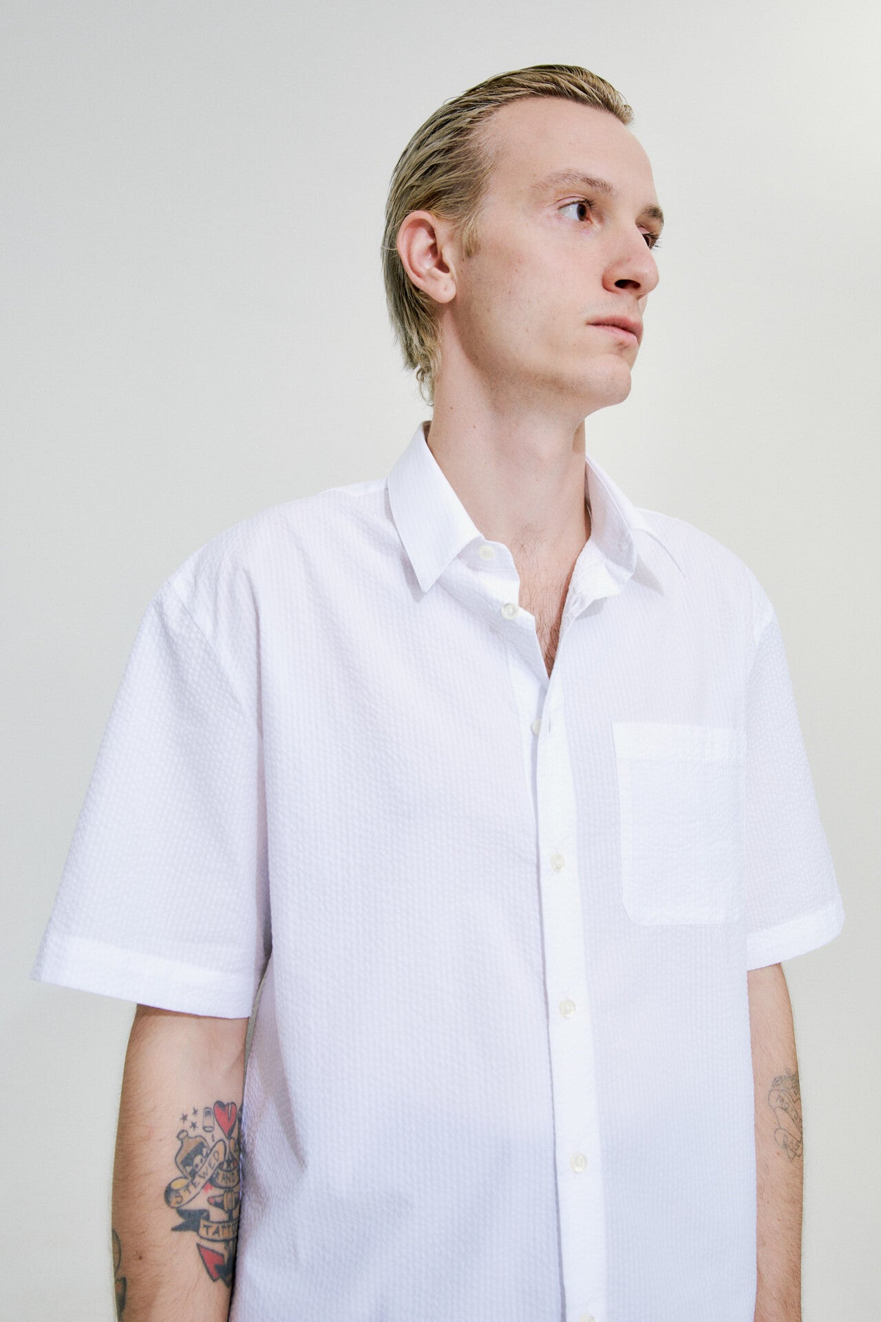 Ode shirt in seersucker by goutez