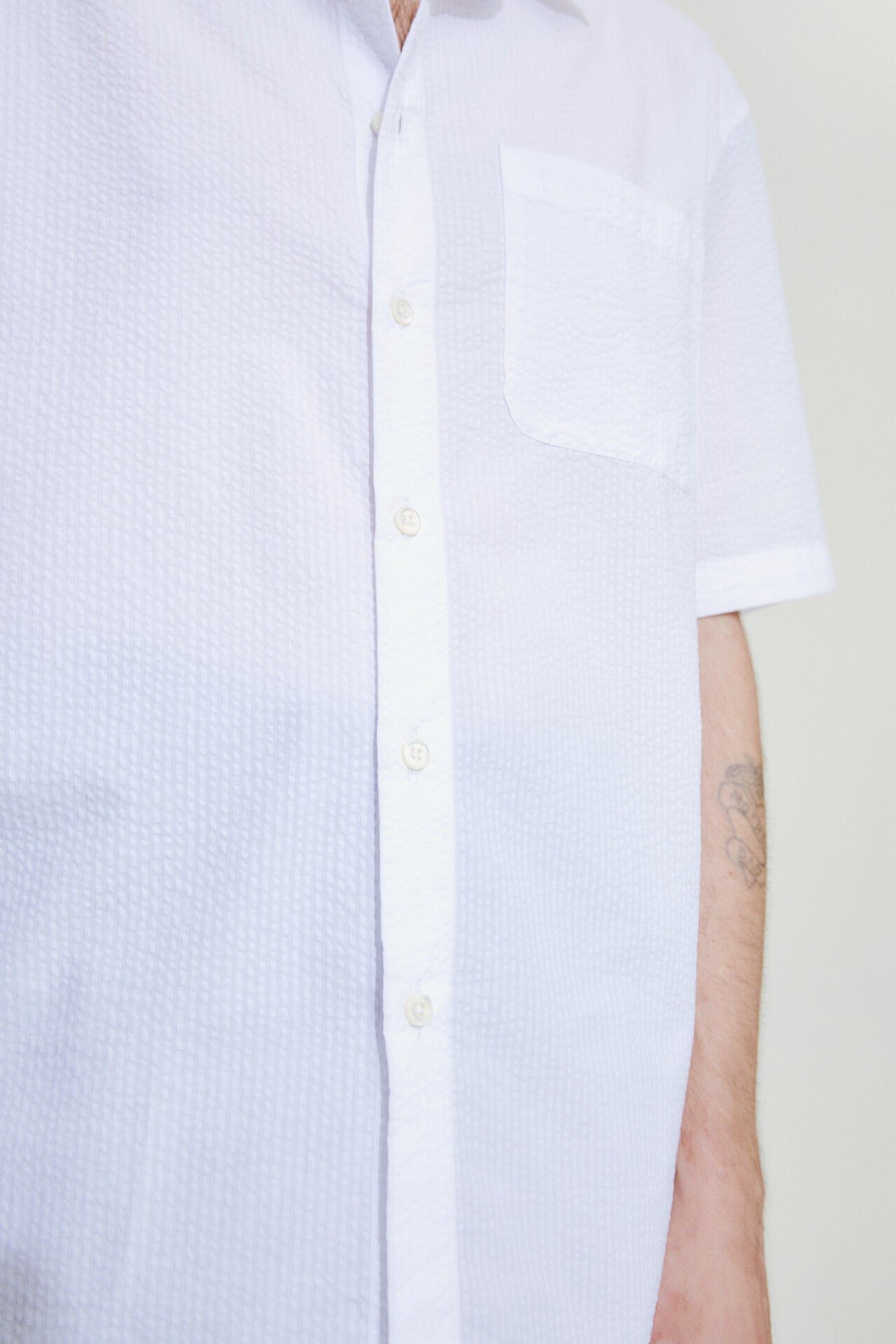 Ode shirt in seersucker by goutez