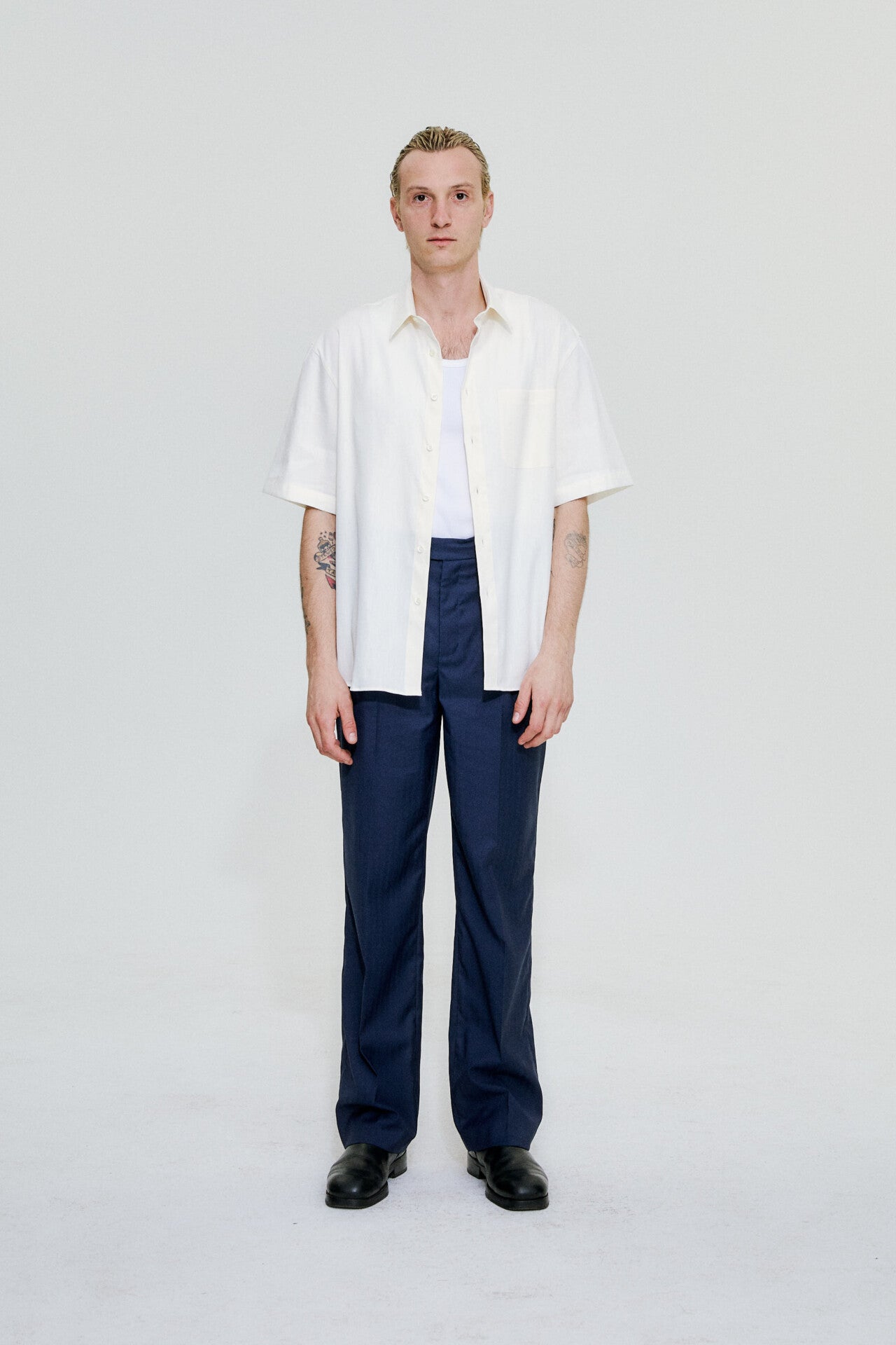 Ode shirt in ivory by goutez