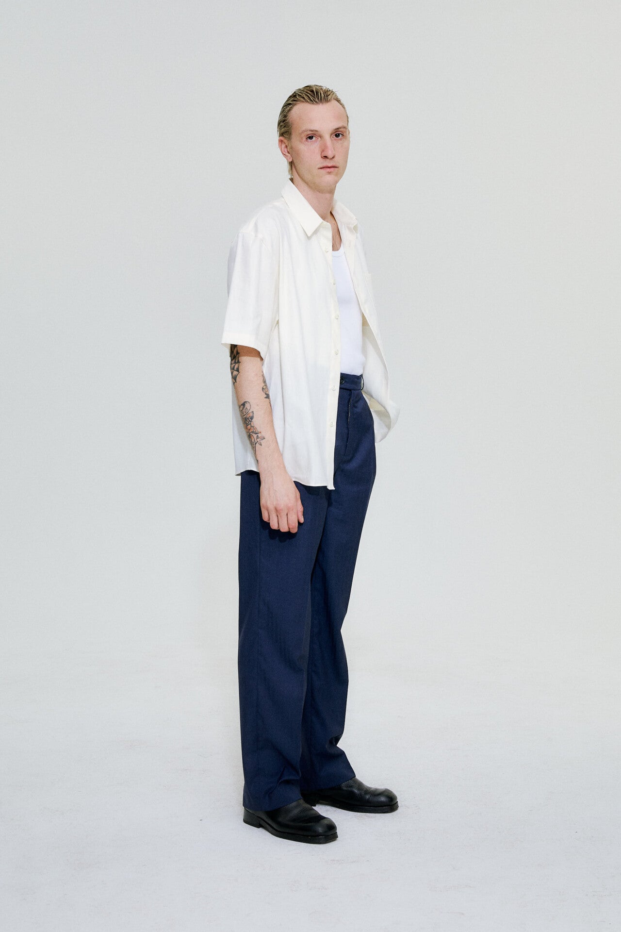 Ode shirt in ivory by goutez