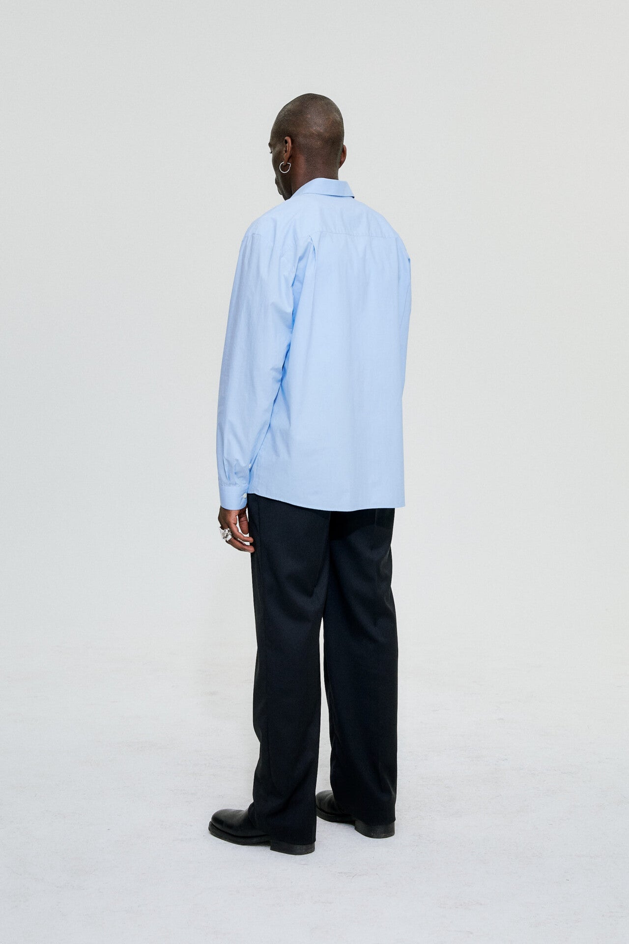 Werk shirt in azzurro by goutez