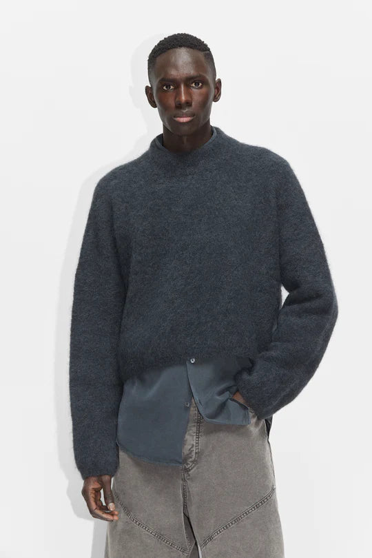 Aperto turtle sweater in washed black