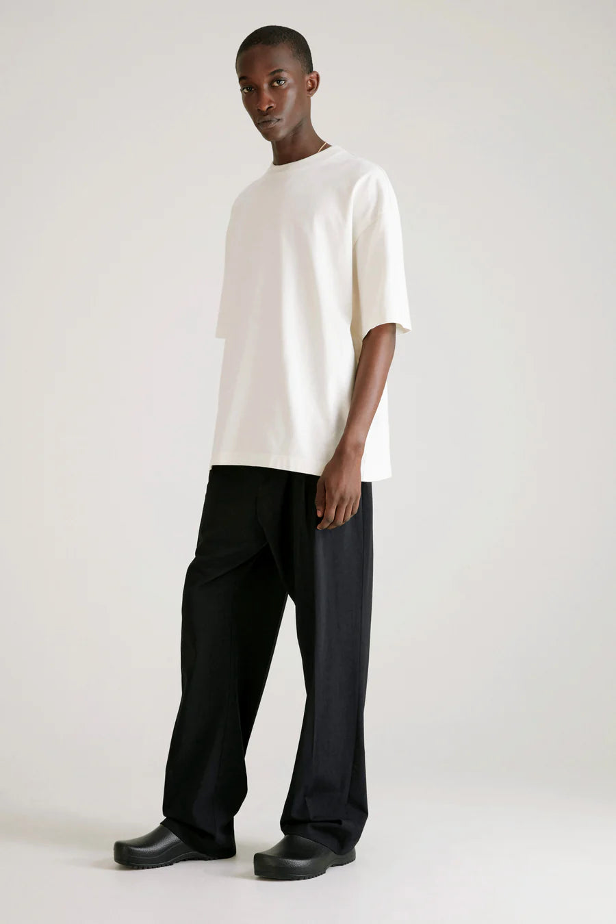 Medal trousers - black washable wool