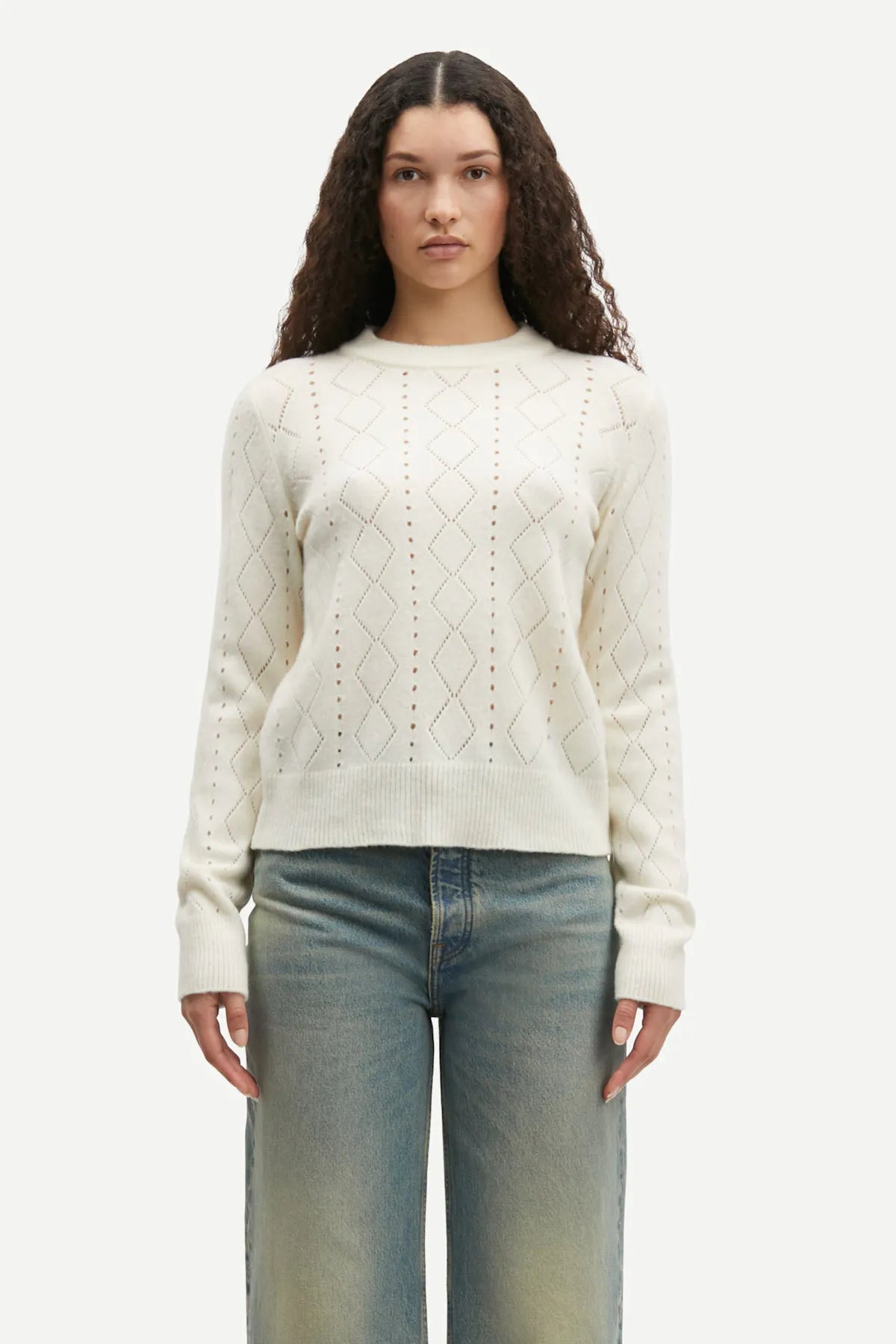 Salee Sweater in clear cream