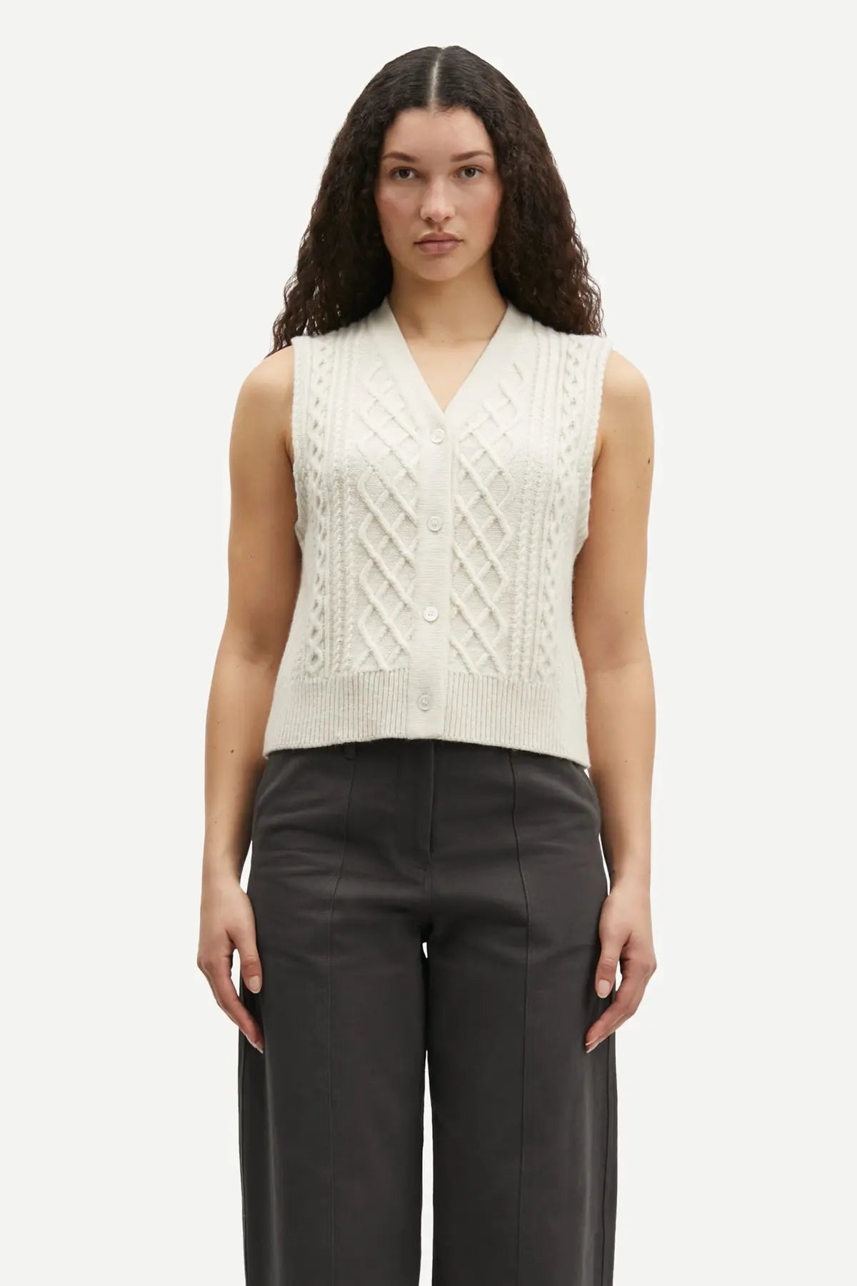 Sadene vest in turtledove