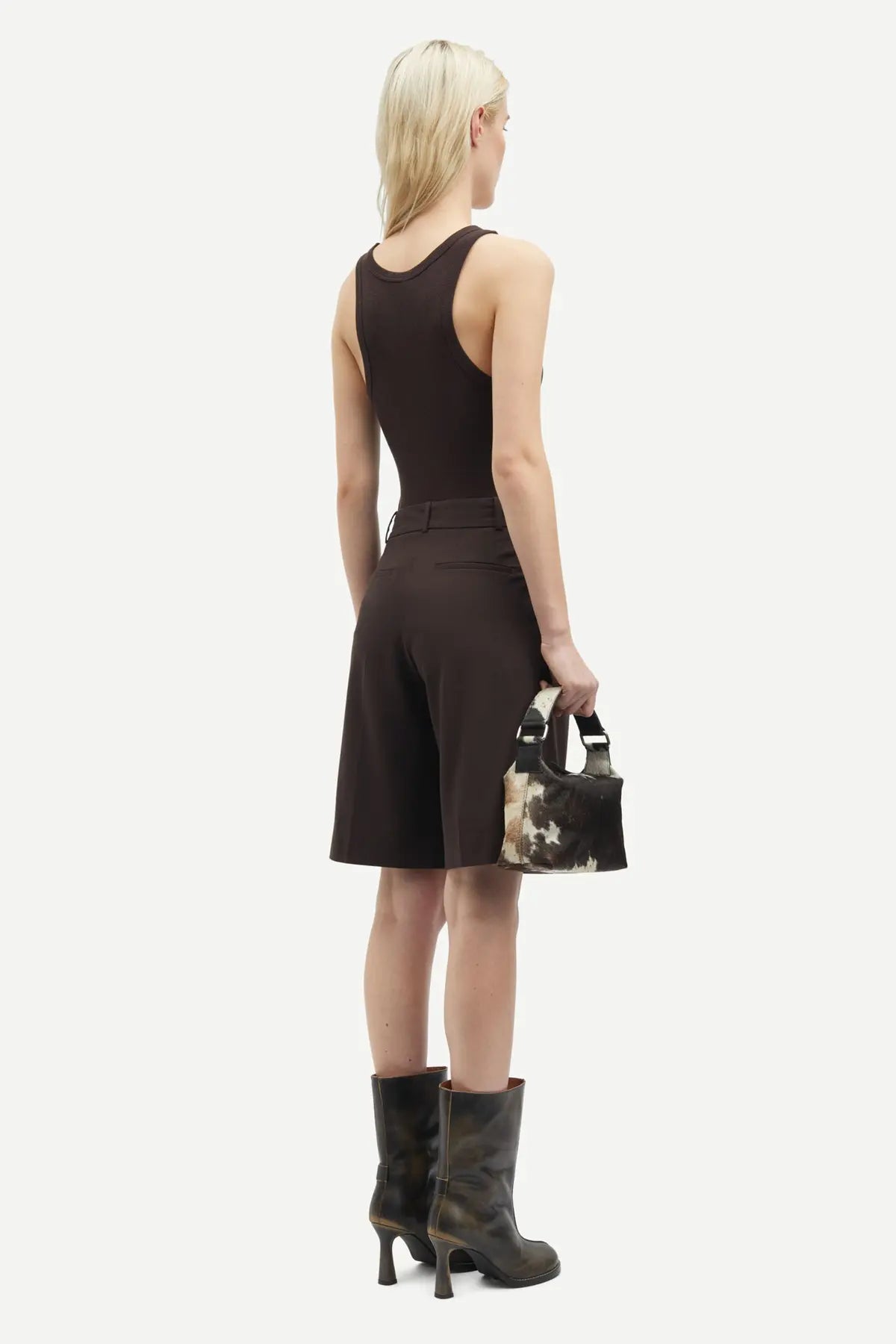 Sasonnet tank in chocolate