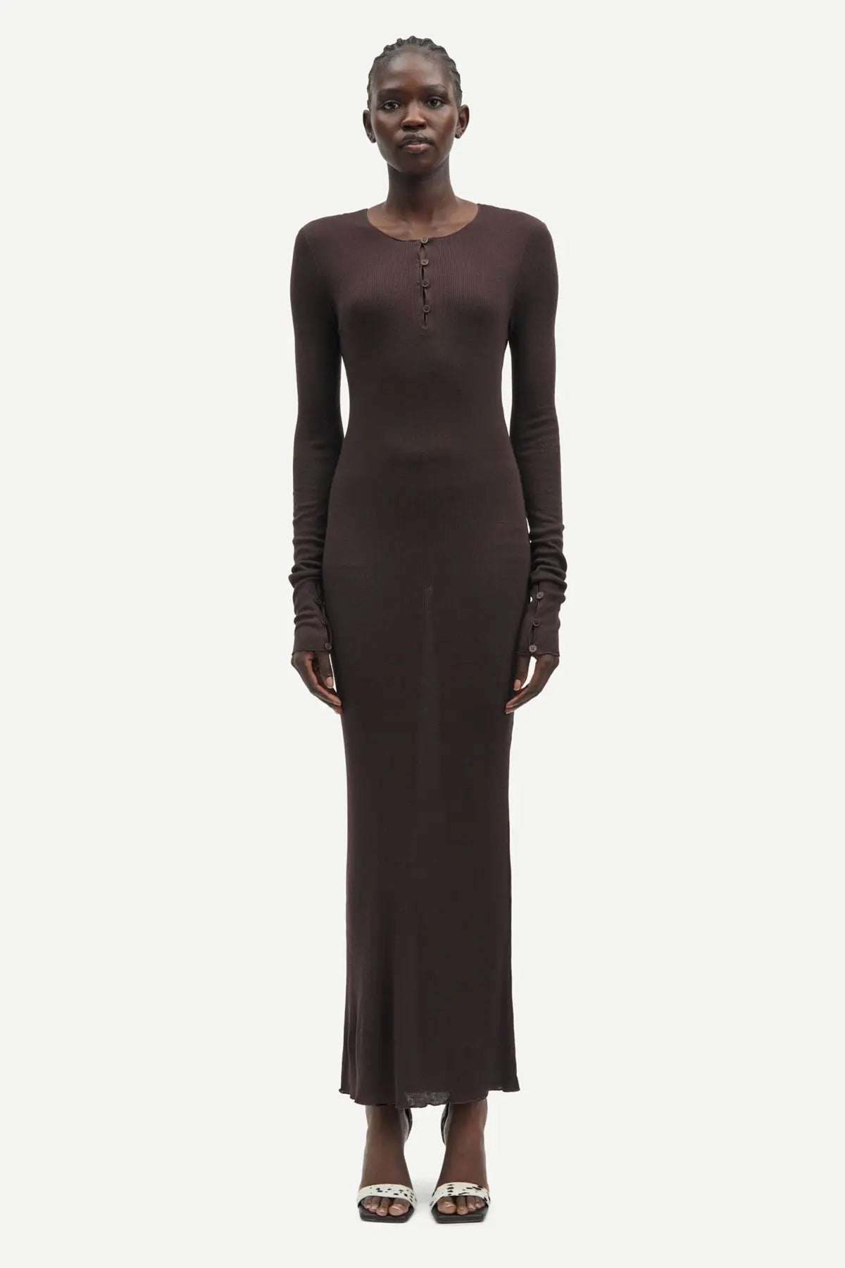 Sasonnet dress in chocolate