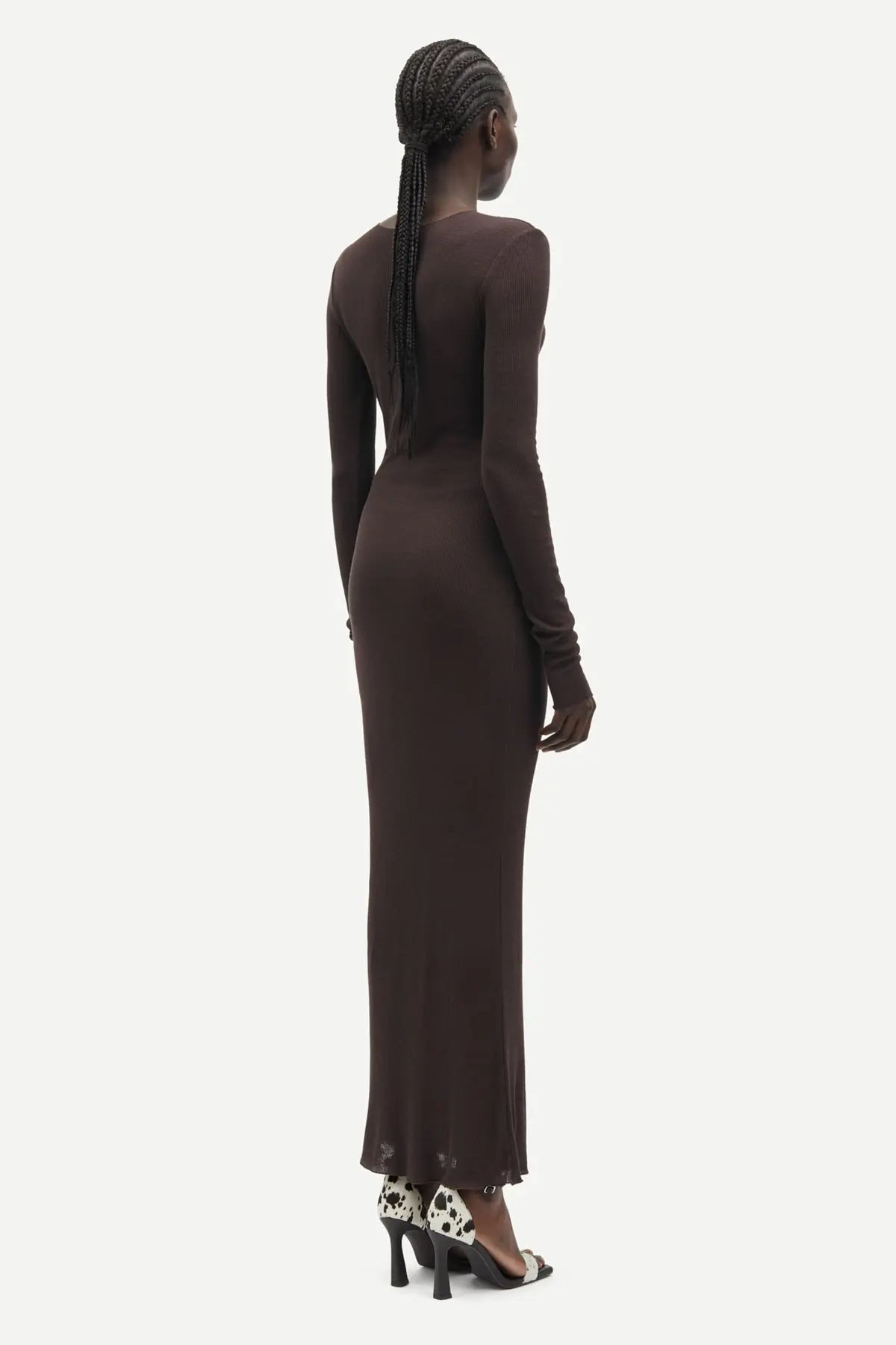 Sasonnet dress in chocolate