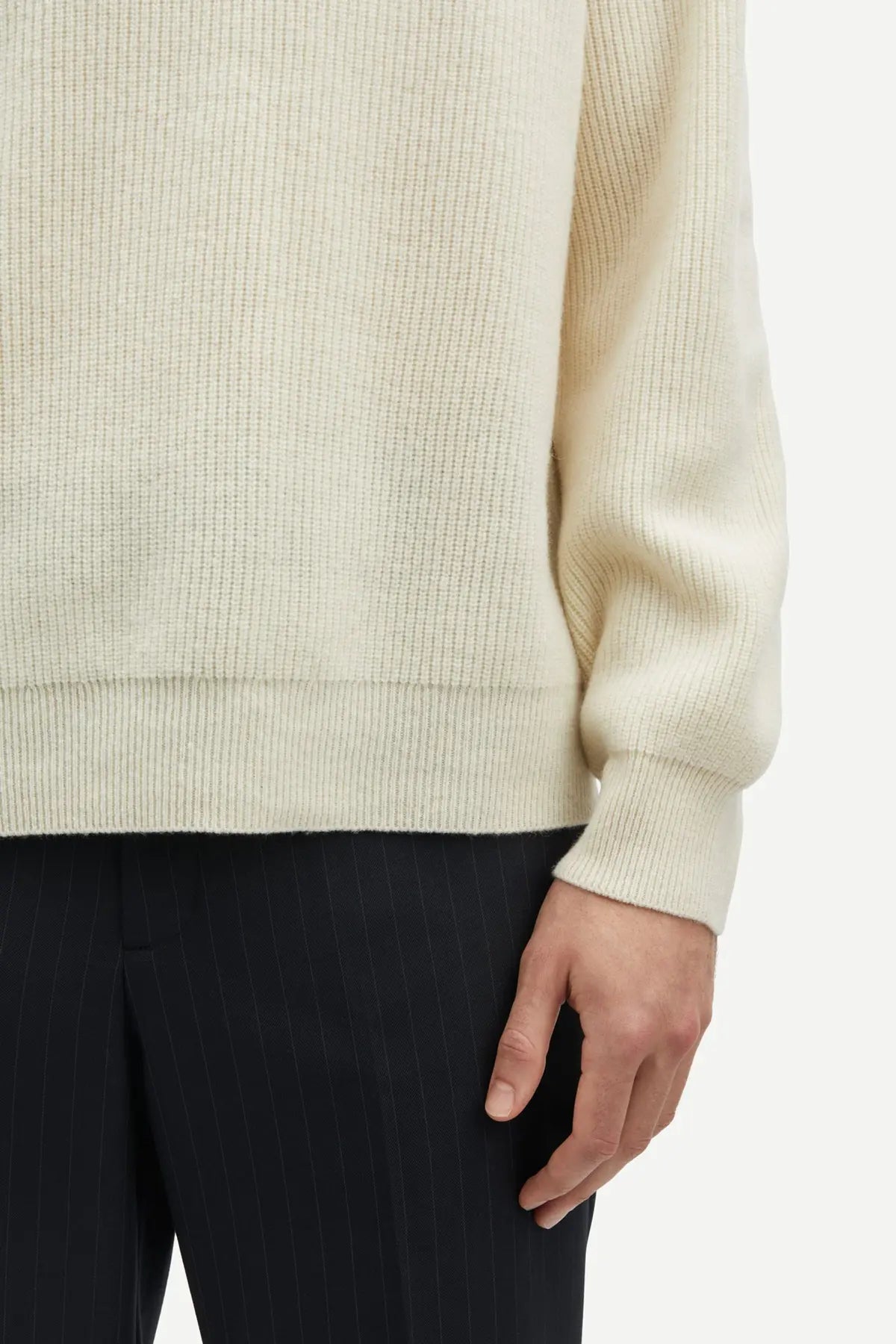 Saisaks sweater in clear cream