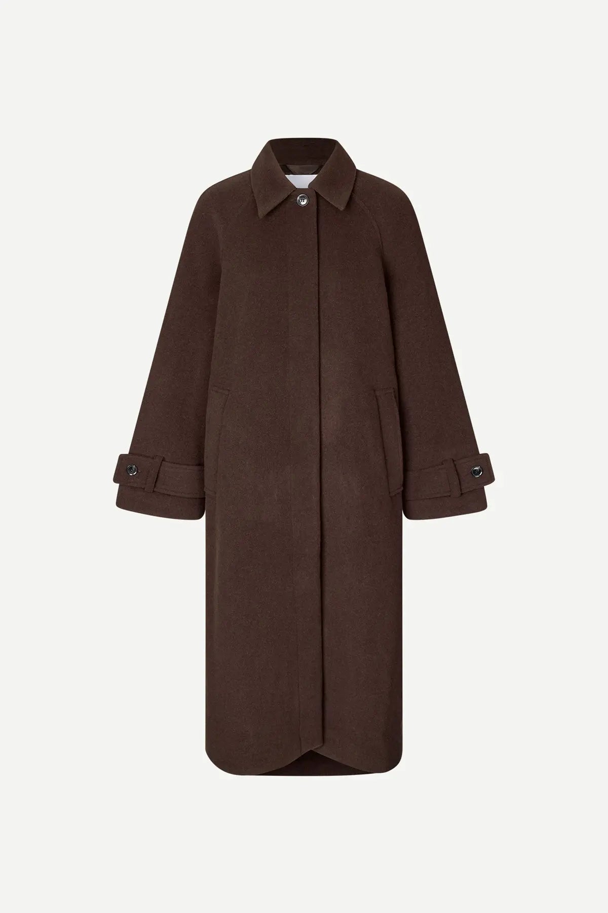 Alma coat in chocolate