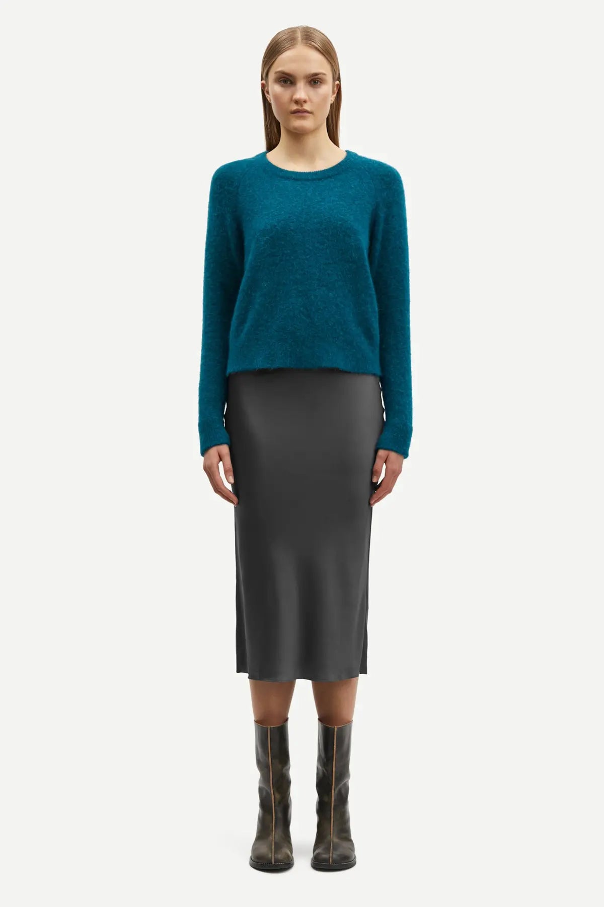 Saagneta skirt in black oyster