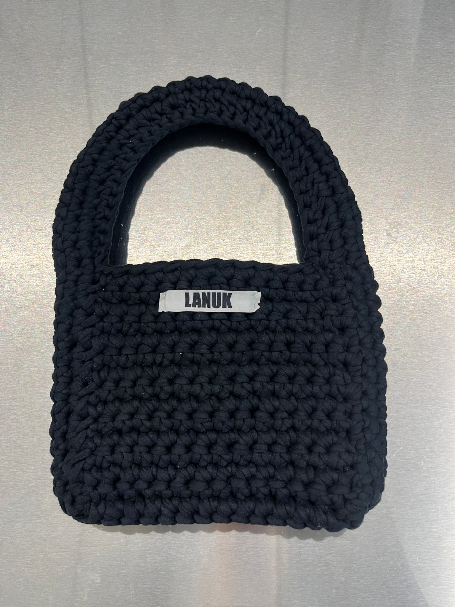 Crochet bag by LANUK studios - black
