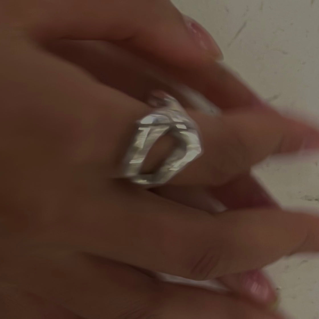 Wounce silver ring by Studio Aseo