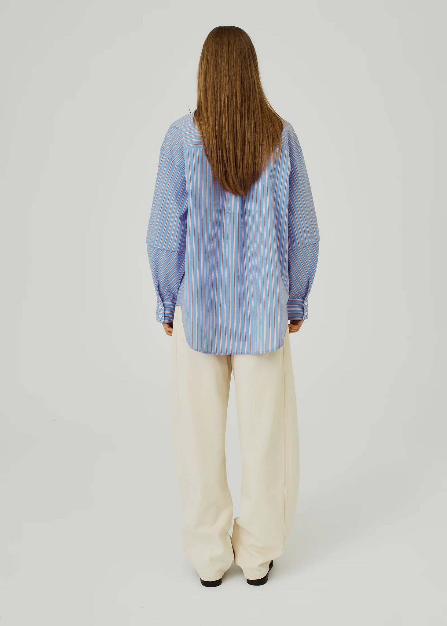 Kenzie barrel jeans in ecru