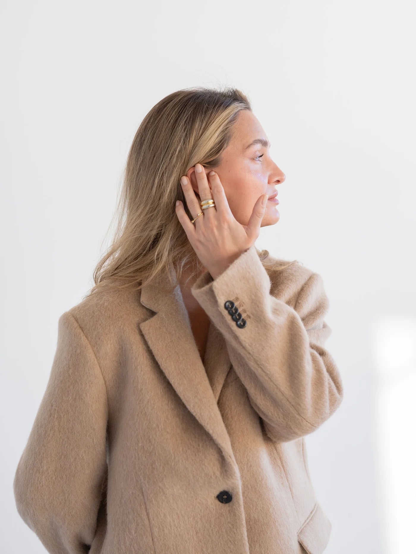 Heidi blazer in sand