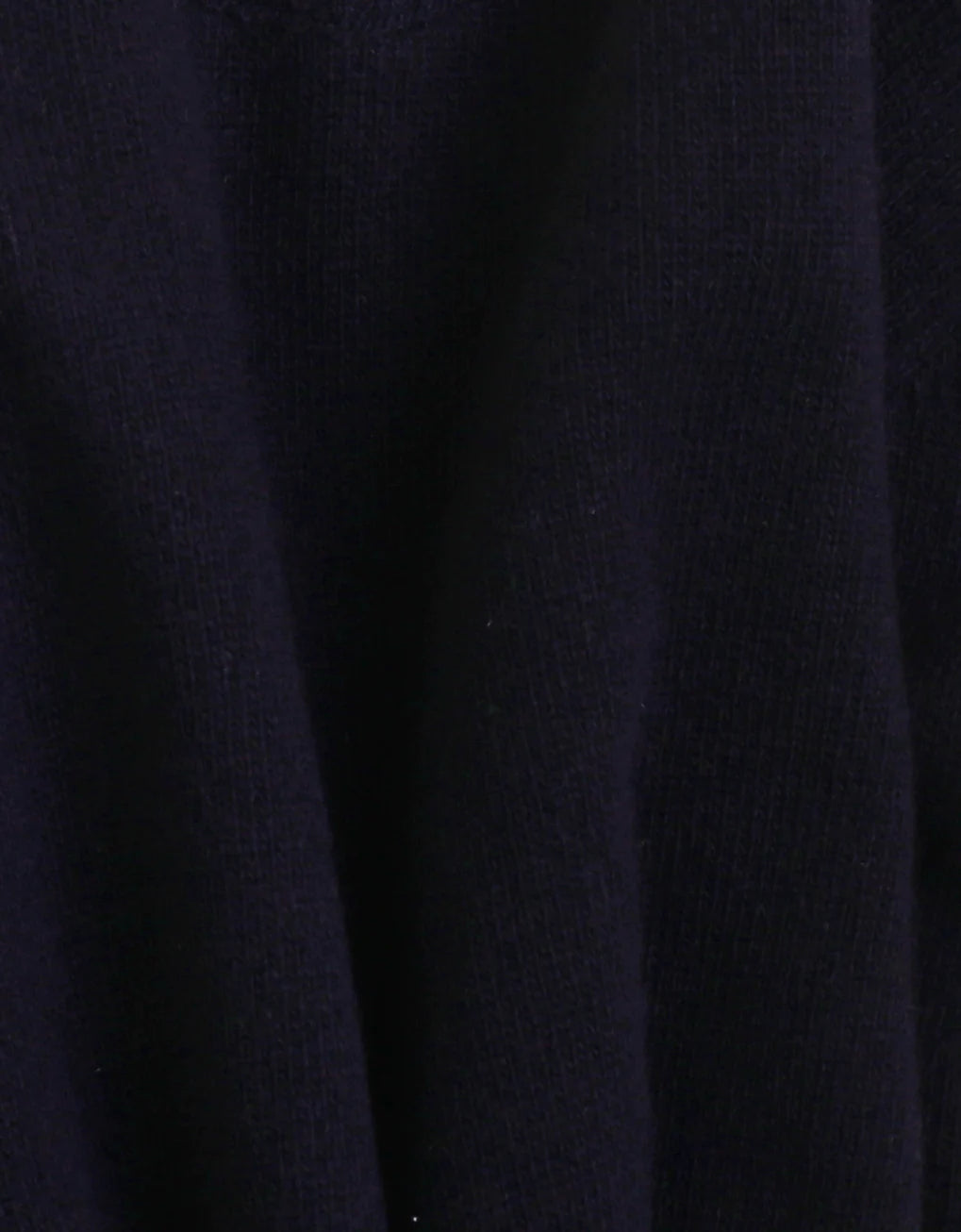 Light merino wool crew in navy blue