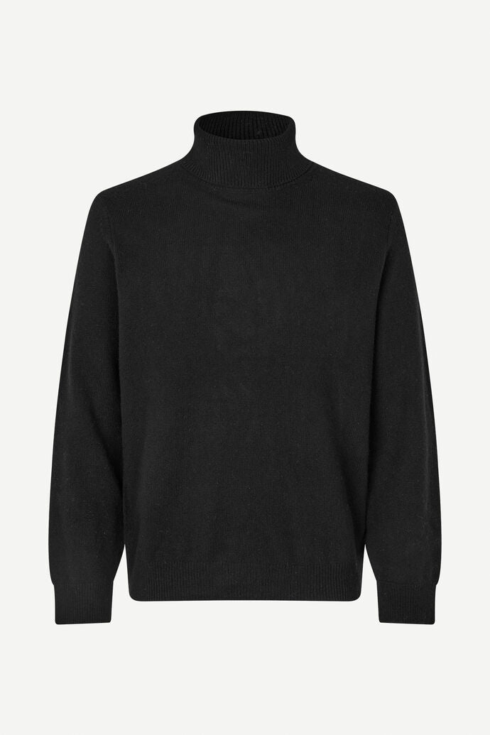 Isak knit turtleneck in black