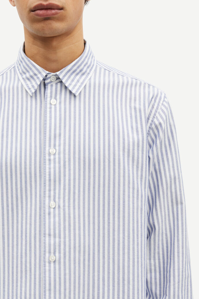 Sadamon shirt in oxford striped