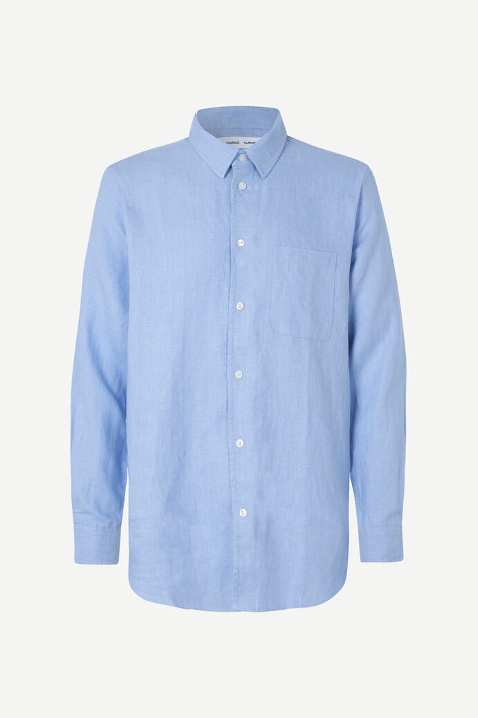 Liam shirt in brunnera blue