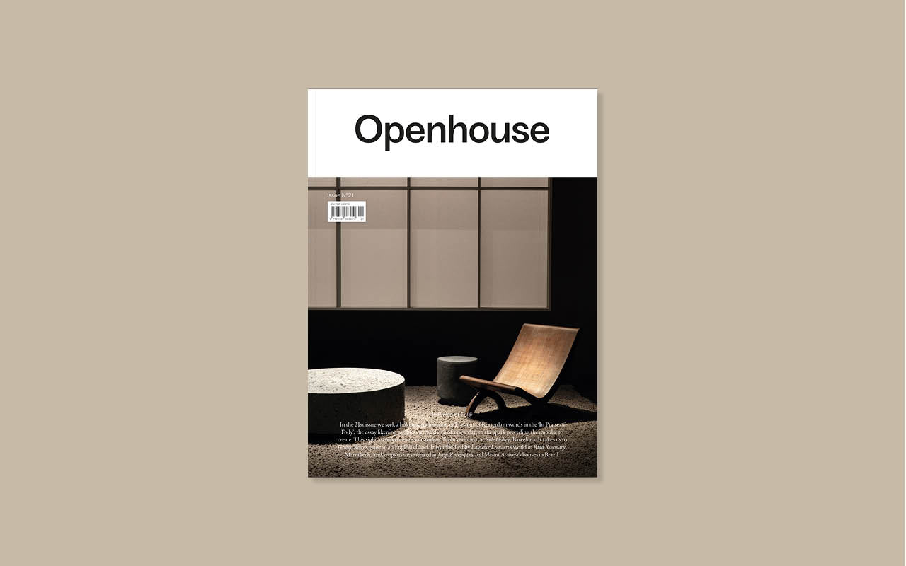 Openhouse no. 21 magazine in cover version 1