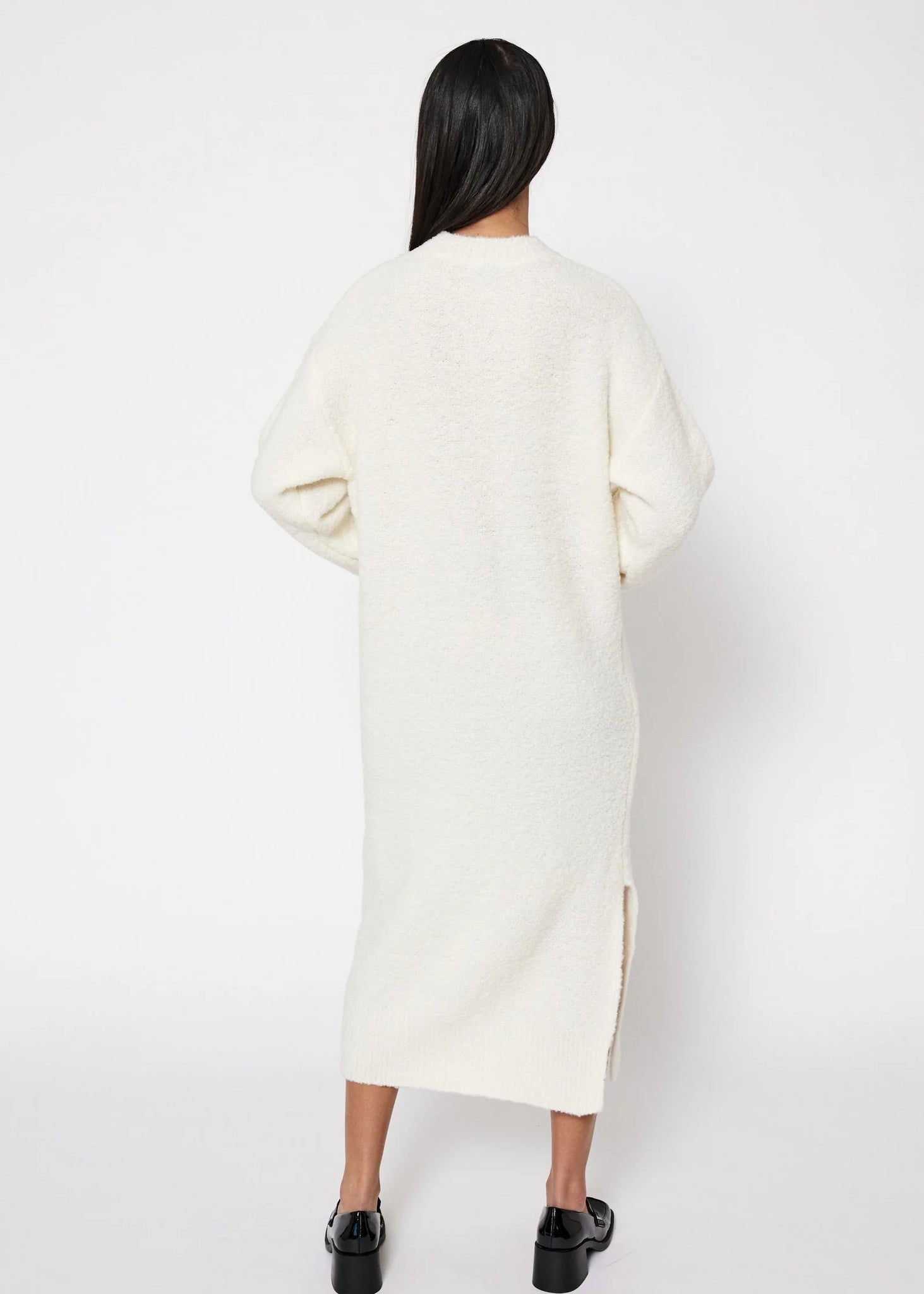 Vica knit dress in white