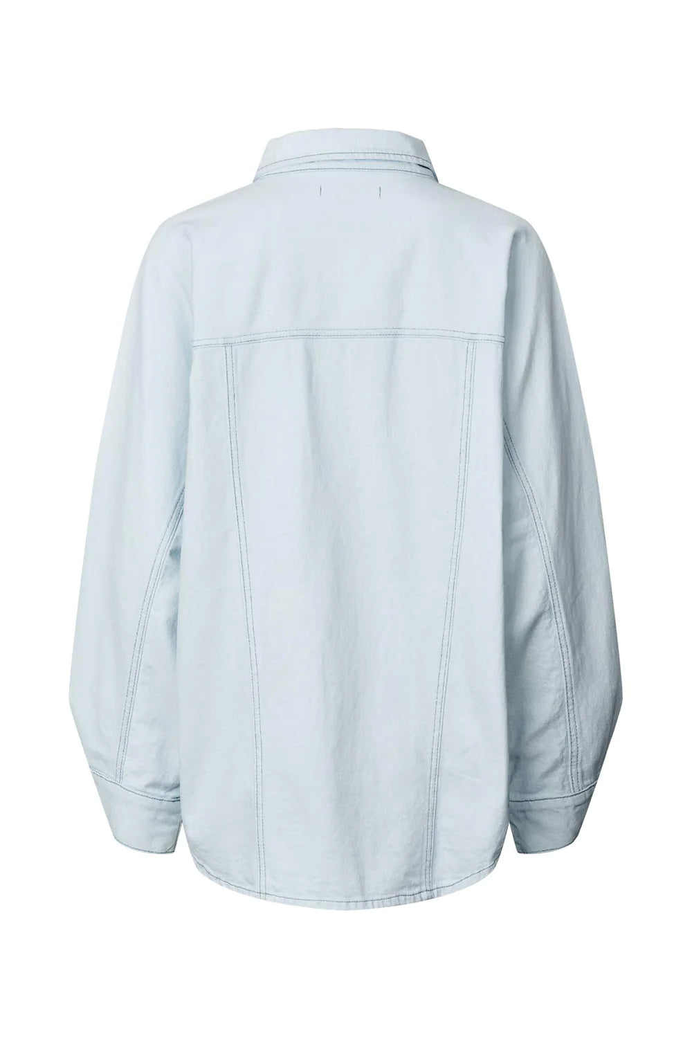 Jeja denim shirt jacket in light wash