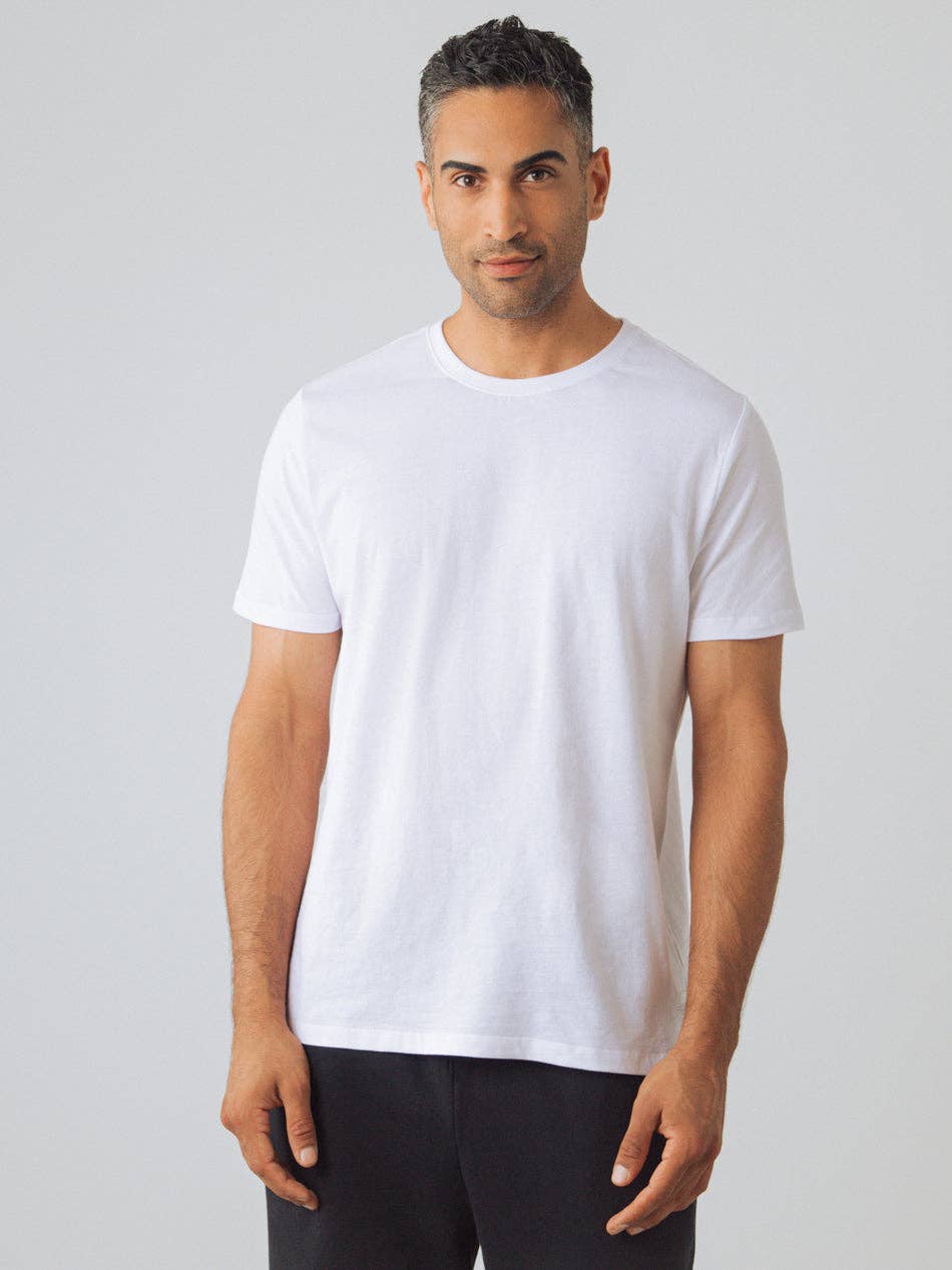 T-Shirt Herren: Weiss / L – BEYOND STUDIOS