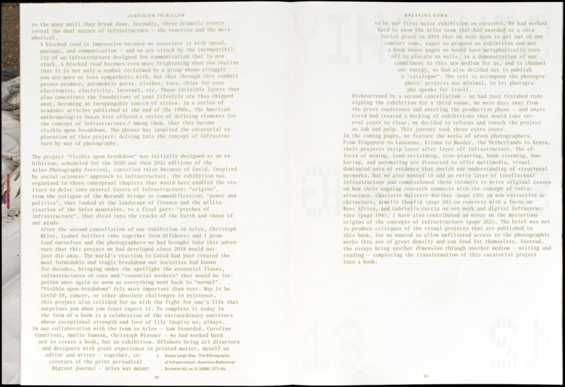 Visible upon breakdown by Isabel Seiffert & Christoph Miler