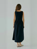 Petra midi dress in black