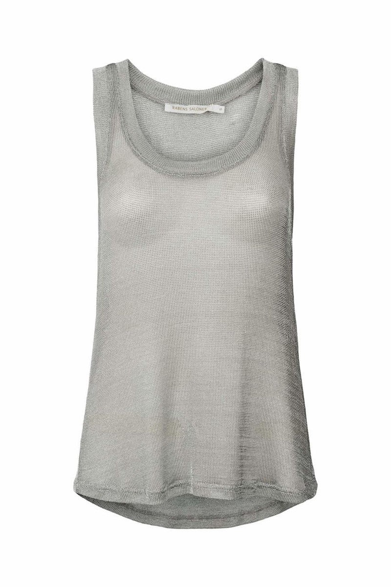 Cenia metal mesh tank in silver