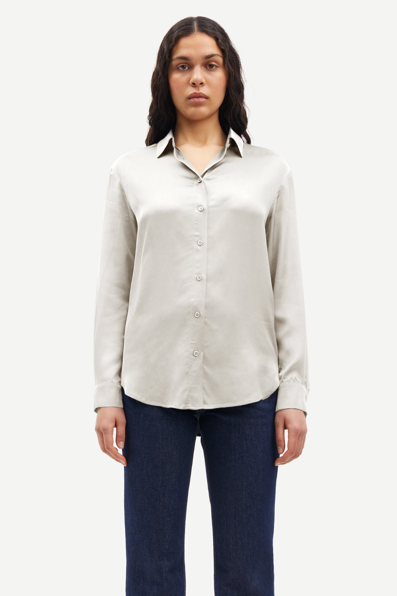 Samadisoni shirt in white onyx