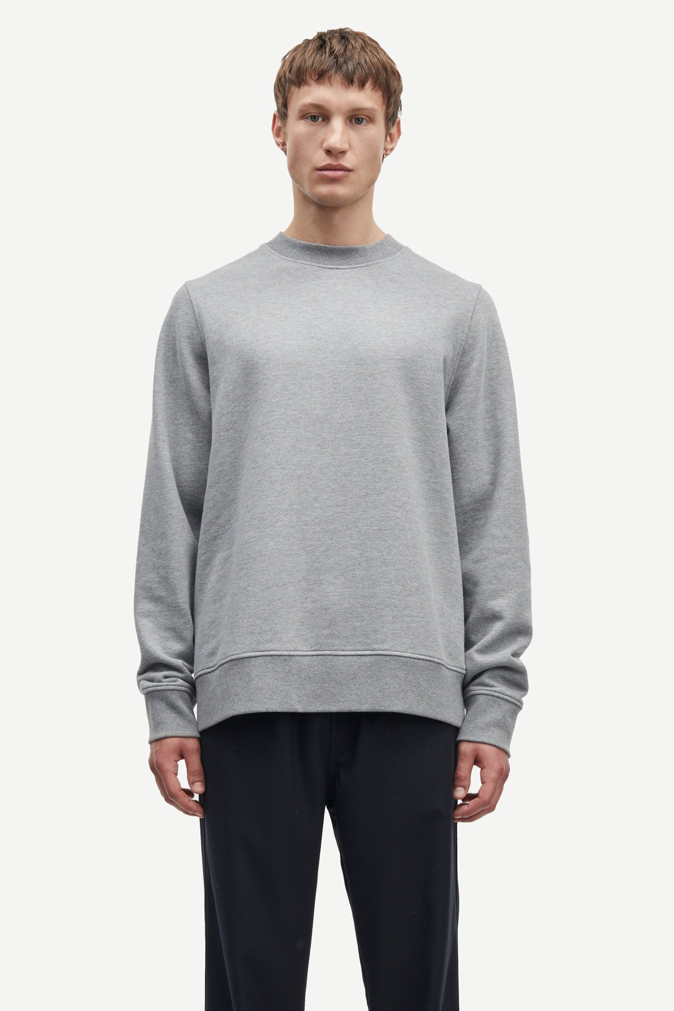 Saleonardo sweatshirt in grey mel