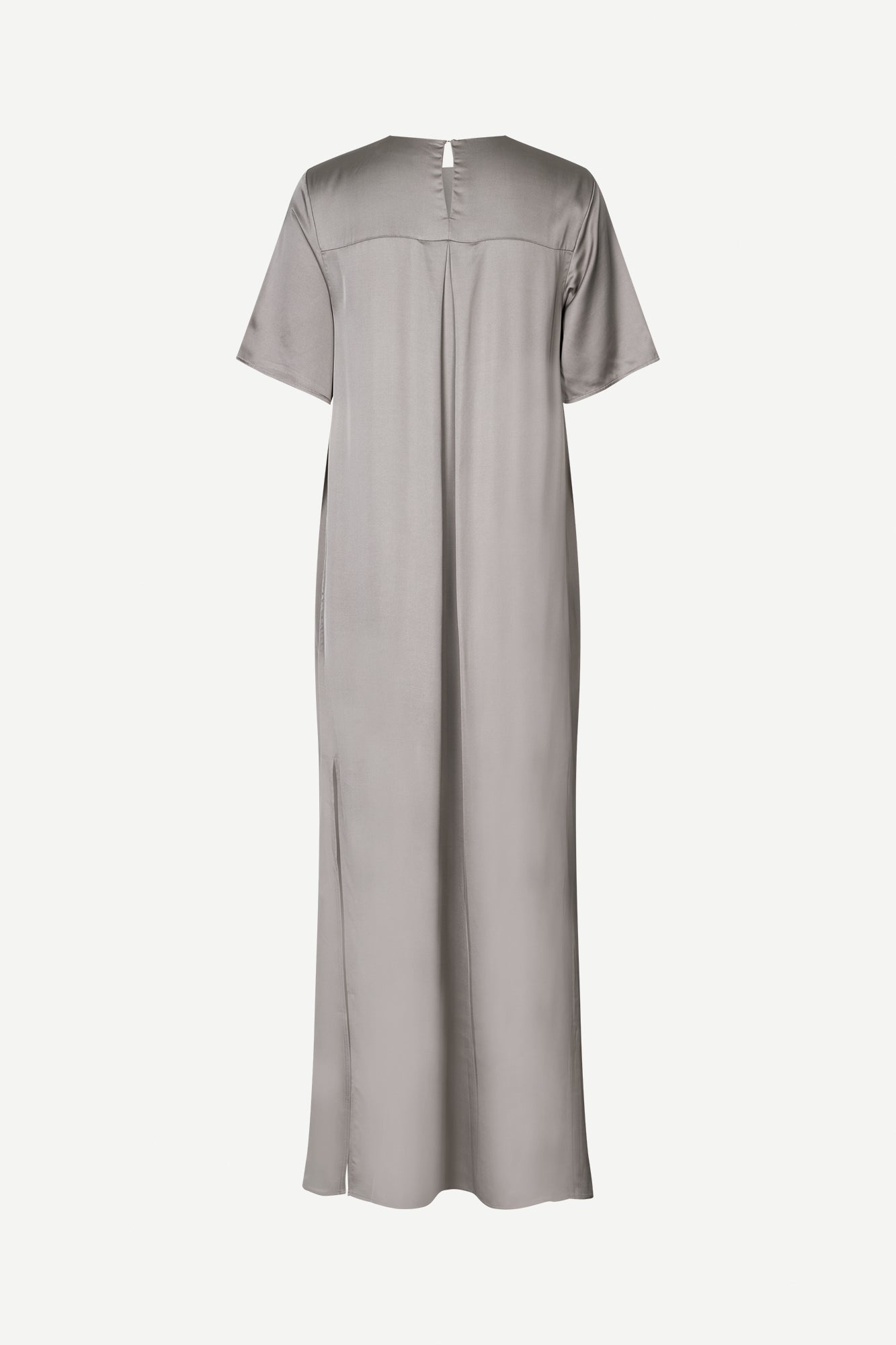 Silky maxi dress in steeple gray