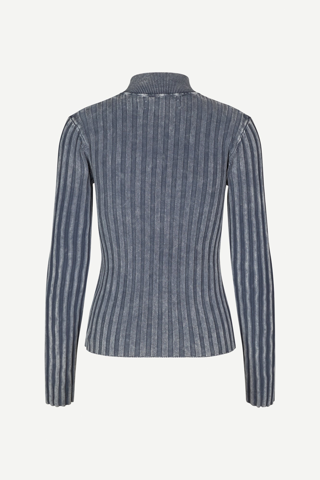 Sakristi zip cardigan in grey-blue