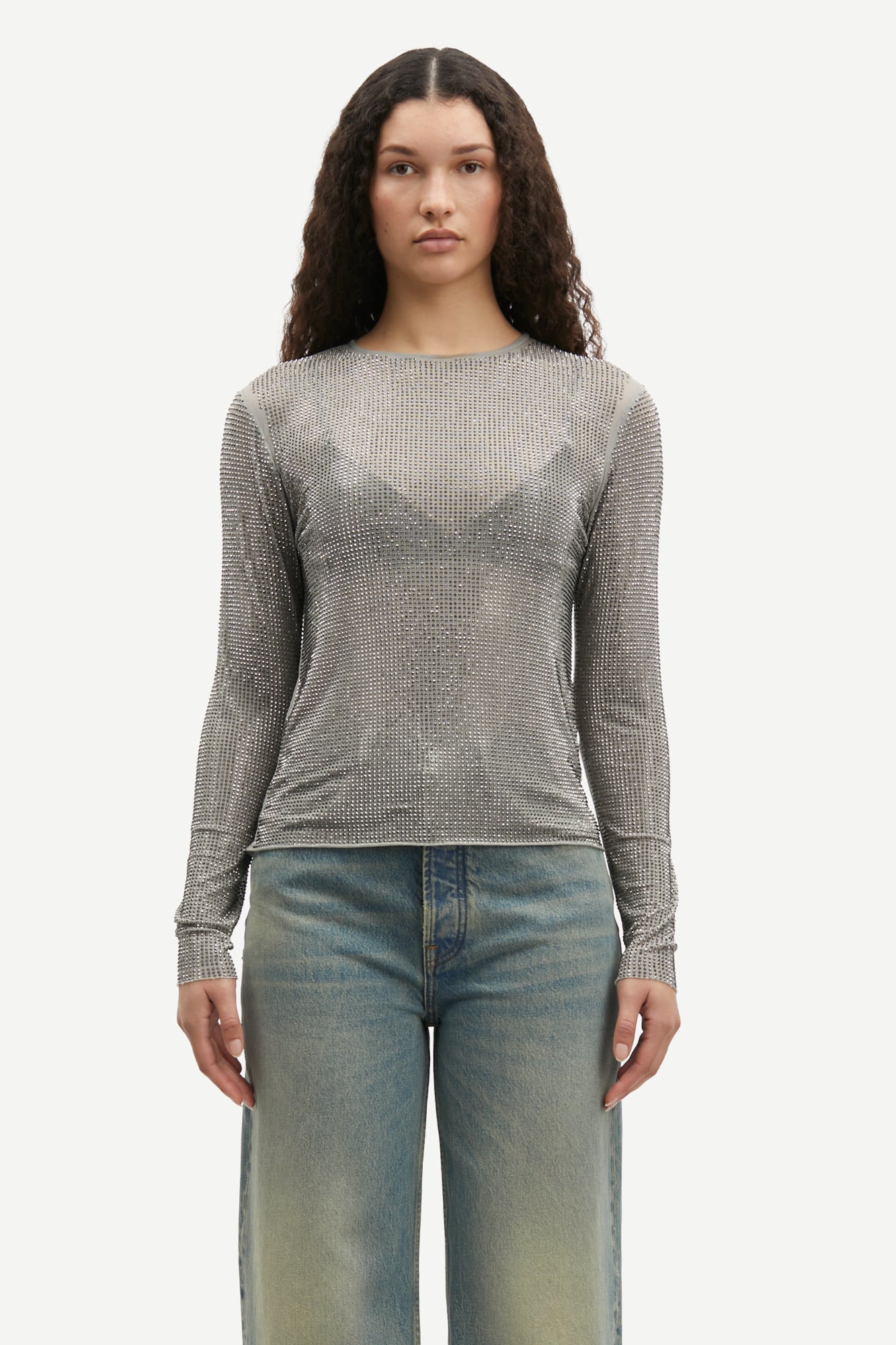 Crystal Top in light grey