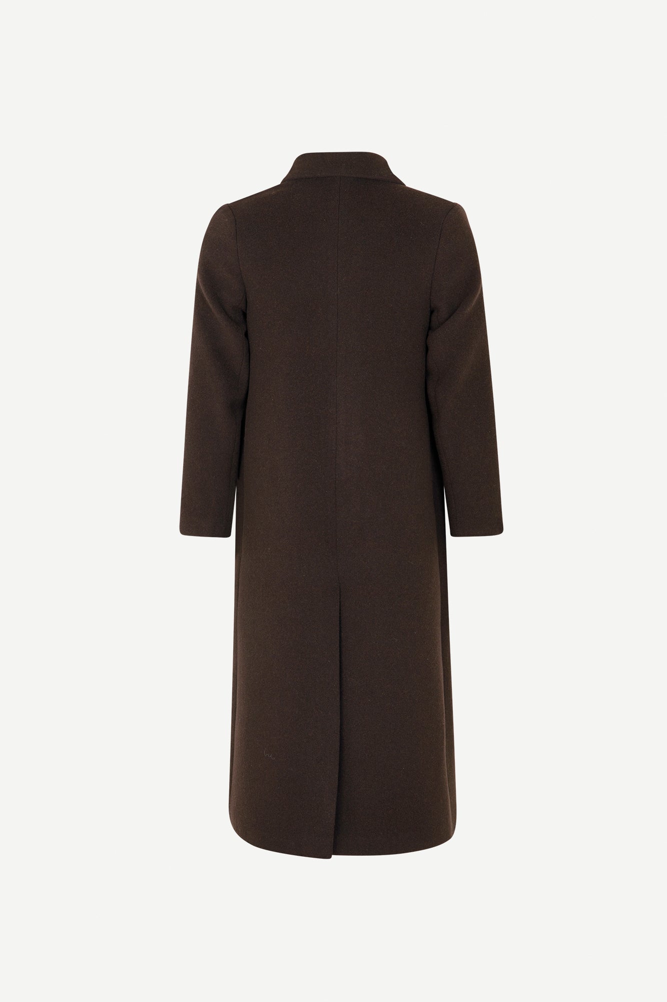 Long wool coat in mole