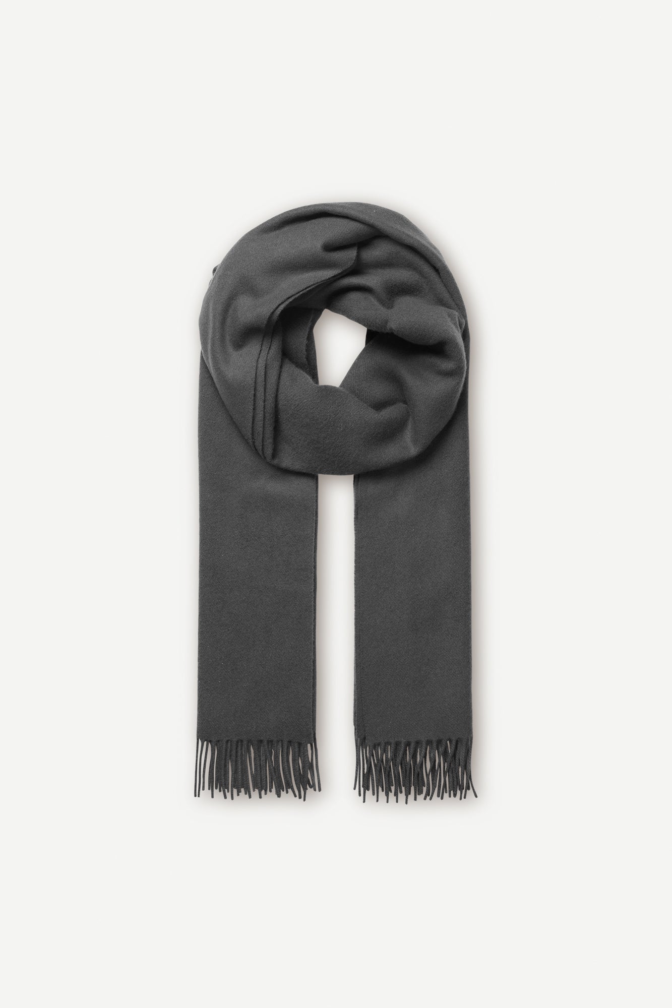 Accola maxi scarf in dark grey