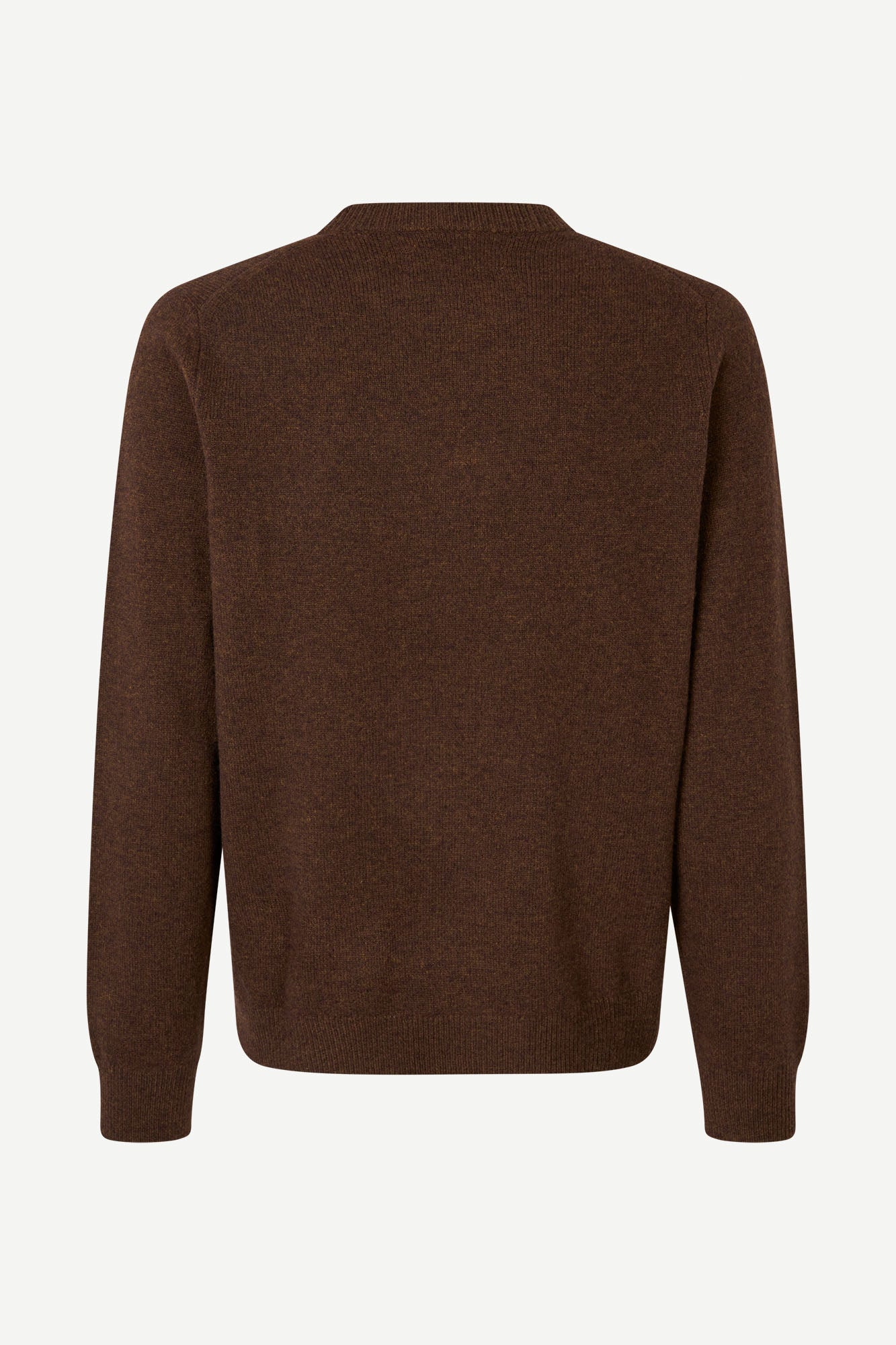 Isak knit sweater in chocolate