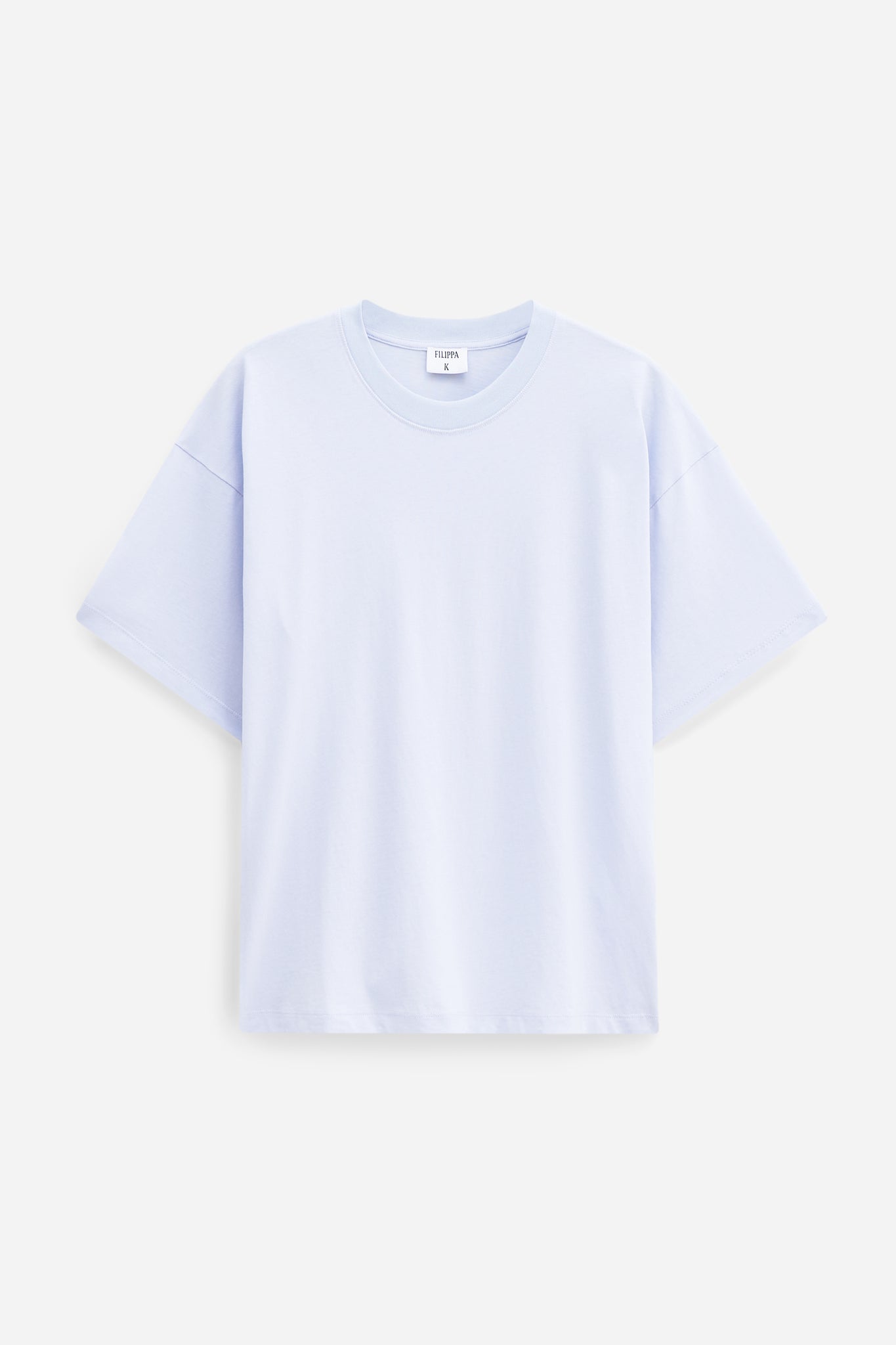 Lose fit tee in ice blue by Filippa K