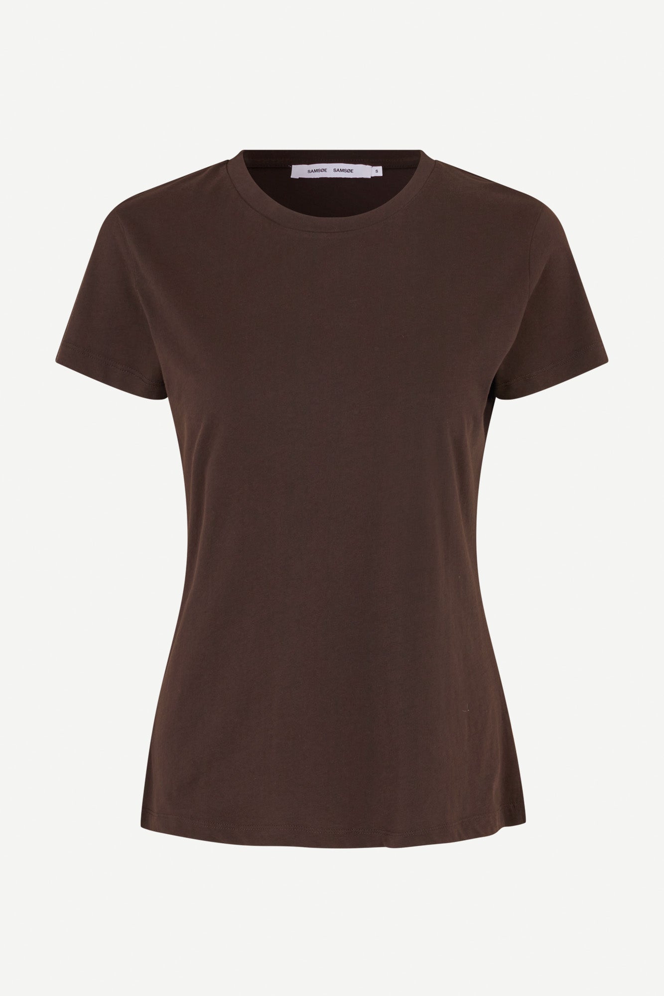 Basic crew neck shirt in mole