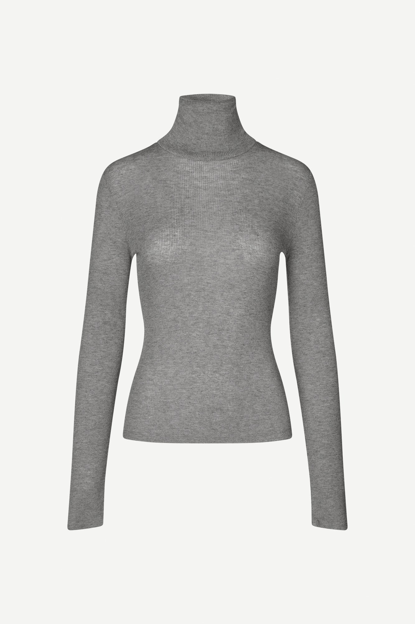 Sasonnet longsleeve turtleneck in mid grey