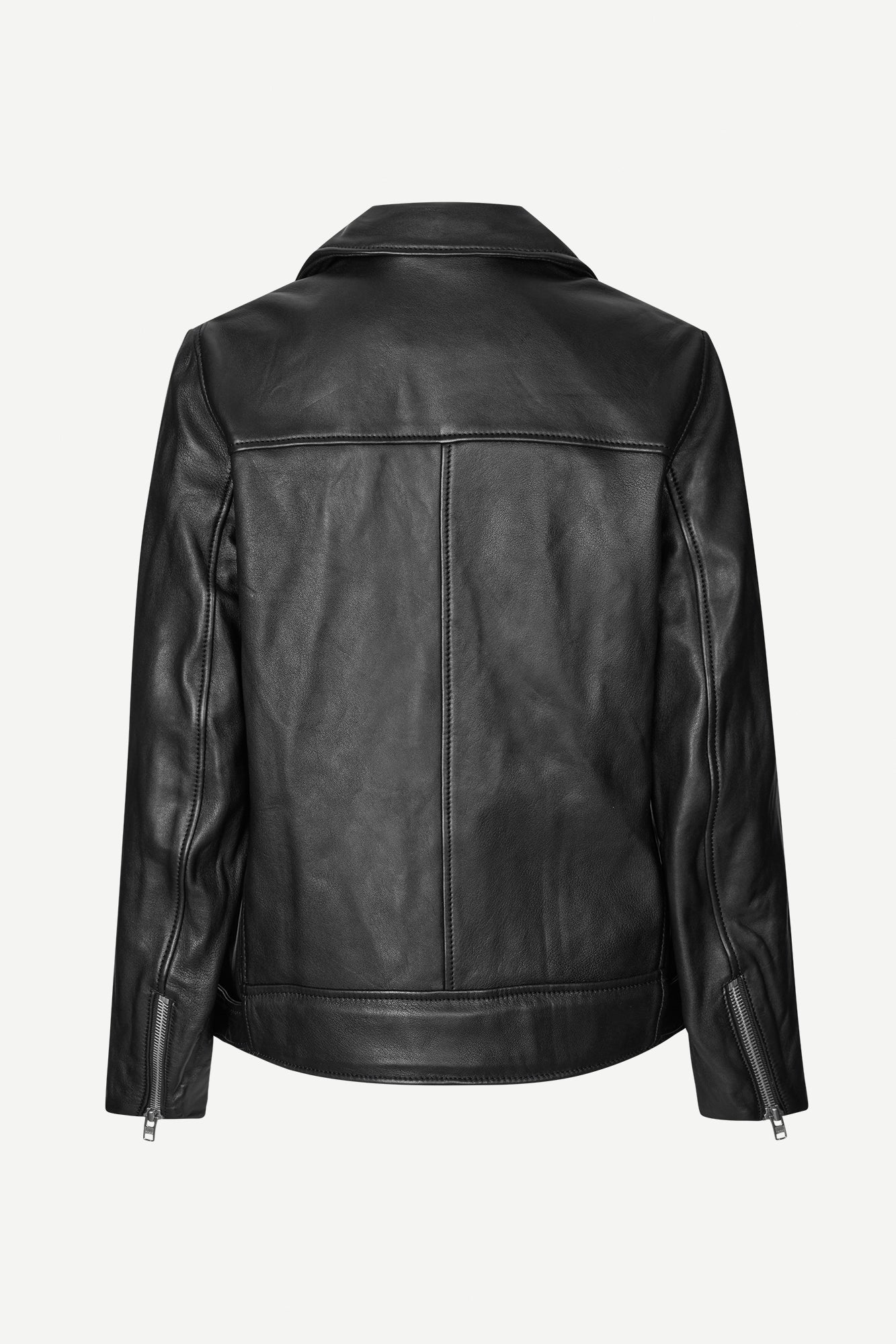 Sawinona leather jacket in black